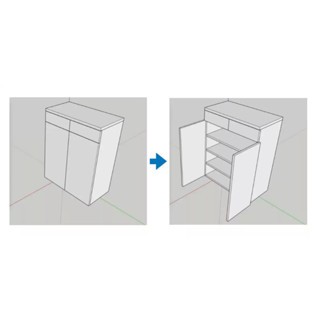 SU元件模型 |  住宅空間動態元件大全｜SketchUp 原生參數化建模素材 + 教學｜免安裝插件 Sketchup室內設計專用