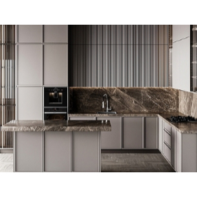 SU素材模型 | 現代簡約風 室內空間場景組合｜客餐廳｜臥室｜浴室｜ Sketchup室內設計專用模型